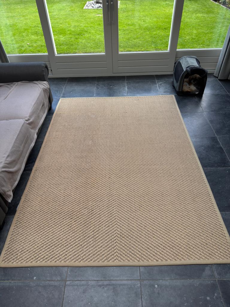 Sisal tapijt 240x170 in nieuwstaat!, Ophalen of Verzenden, Zo goed als nieuw, Rechthoekig, 200 cm of meer