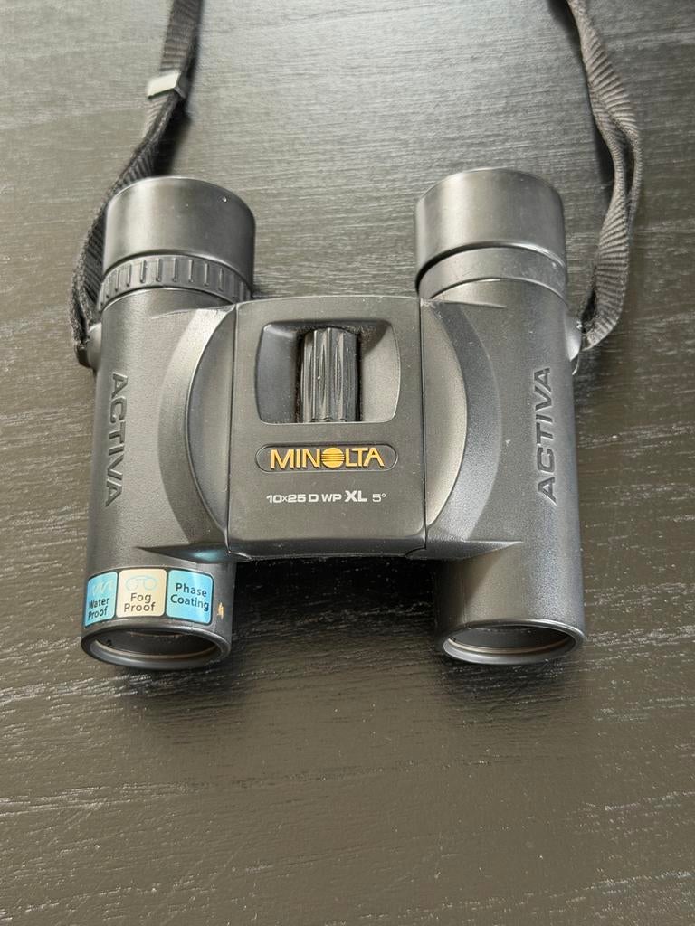 Minolta 10x25 D WP XL Verrekijker - Water- & Fogproof, Ophalen of Verzenden, Gebruikt, 8 tot 12x, Dakkant (recht)