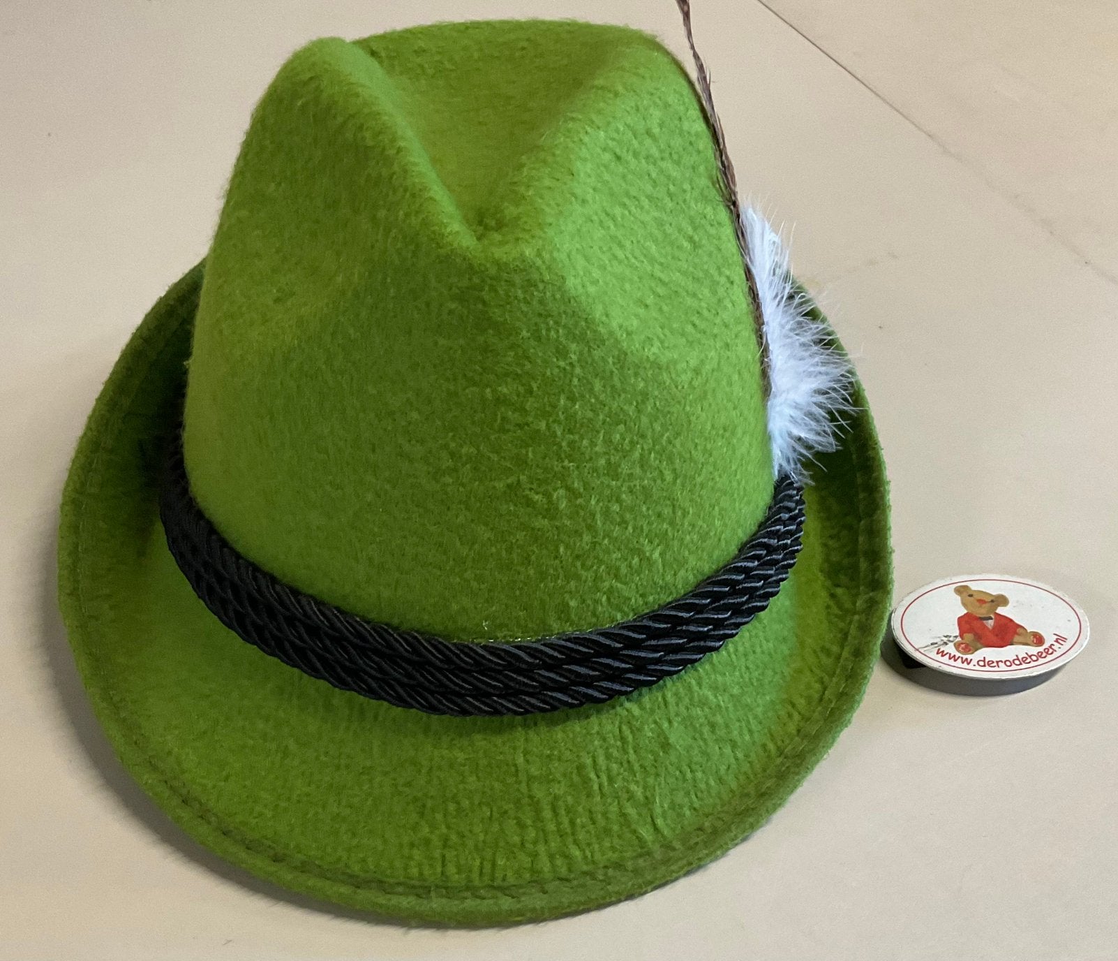 Groene Oktoberfest Tiroler feestpet, Onbekend, Overige maten, Ophalen of Verzenden, Overige thema's