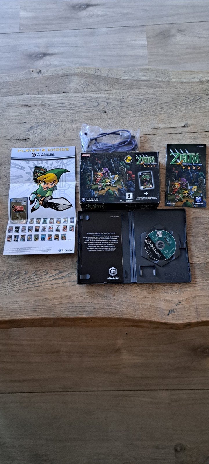 The Legend of Zelda: Four Swords Adventures GameCube, Spelcomputers en Games, Games | Nintendo GameCube, Avontuur en Actie, Ophalen of Verzenden