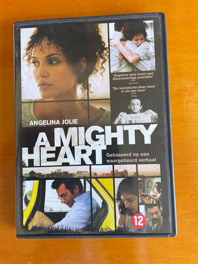 A Mighty Heart DVD met Angelina Jolie, Vanaf 12 jaar, Ophalen of Verzenden, Gebruikt, Waargebeurd drama