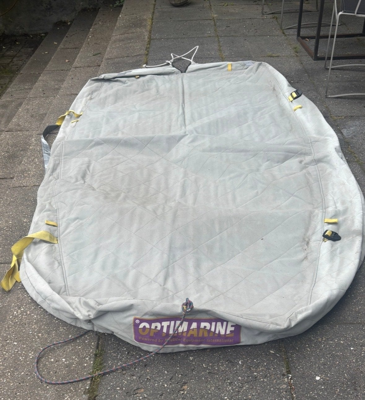 Optimarine dekzeil voor Optimist, Gebruikt, Minder dan 15 m², Toebehoren, Ophalen