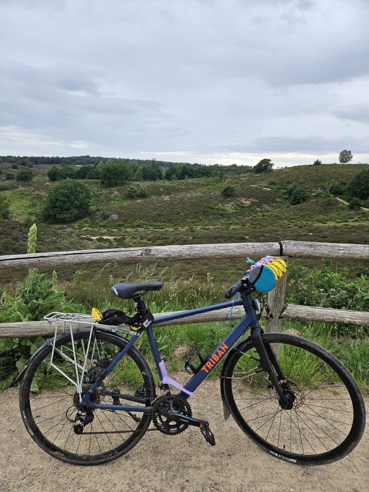 Triban RC 120 road bike with disc brakes, Gebruikt, Versnellingen, Schijfrem, 53 tot 57 cm