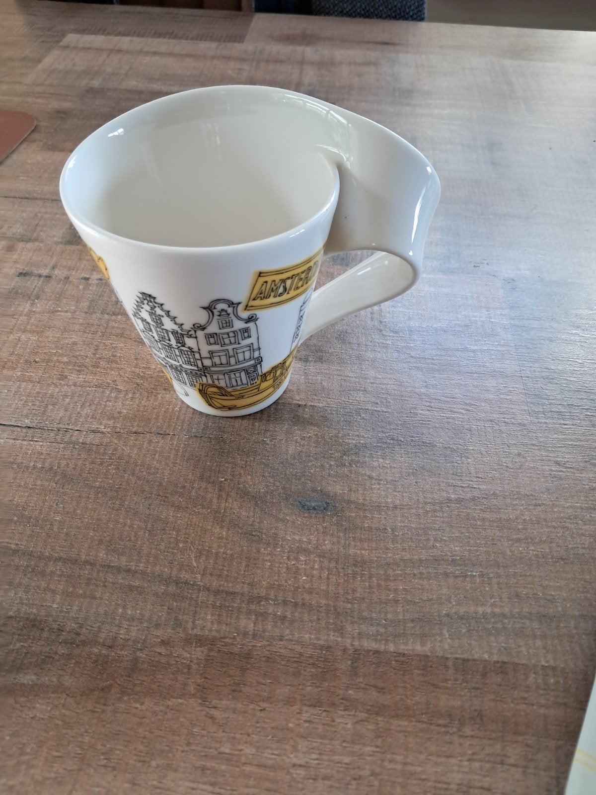 Villeroy & Boch beker met Amsterdam print, Villeroy & Boch, Nieuw, Modern, Porselein