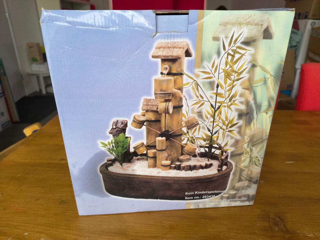 Decoratieve Bamboe Waterornament - Nieuw in doos, Tuin en Terras, Waterpartijen en Fonteinen, Ophalen of Verzenden, Nieuw, Overige materialen