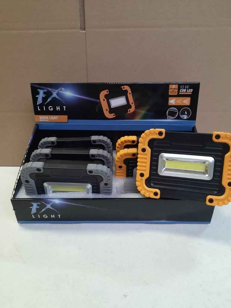 Doos met 6 nieuwe werklampen, Fx, Minder dan 50 watt, Amsterdam, Nieuw