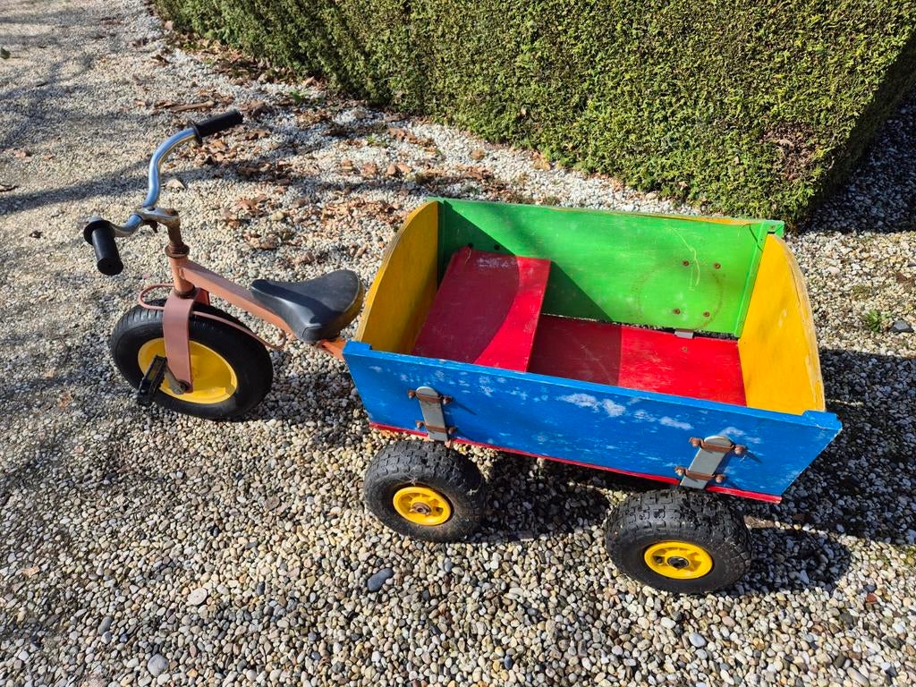 3-wieler met wagentje, Kinderen en Baby's, Speelgoed | Buiten | Skelters, Ophalen, Overige merken