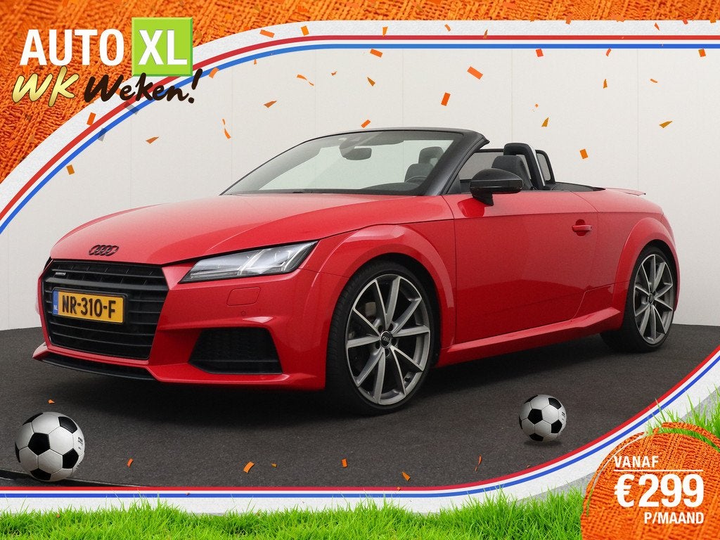 Audi TT Roadster 2.0 TFSI Aut. Quattro 230 PK S-Line Nekverw, Auto's, Audi, Bedrijf, Te koop, TT, 4x4, ABS, Achteruitrijcamera