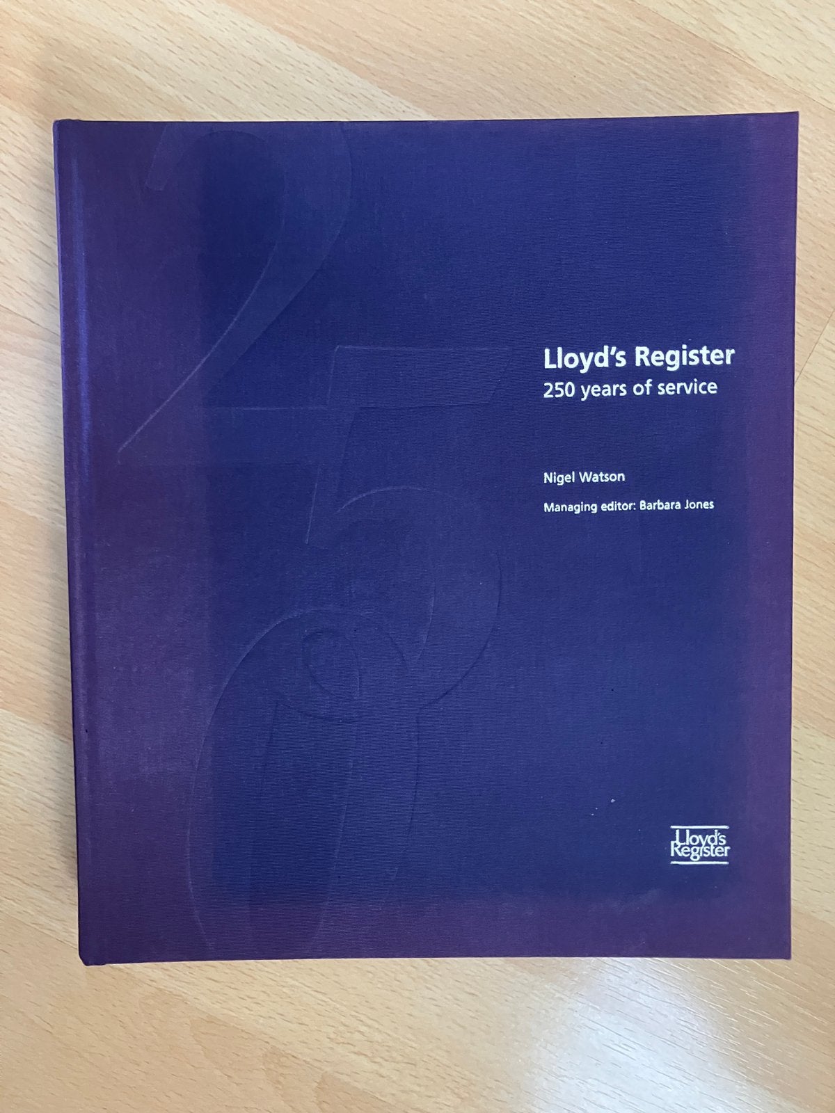 Lloyd’s Register 250 years of service, Ophalen of Verzenden, Zo goed als nieuw, Werktuigbouwkunde