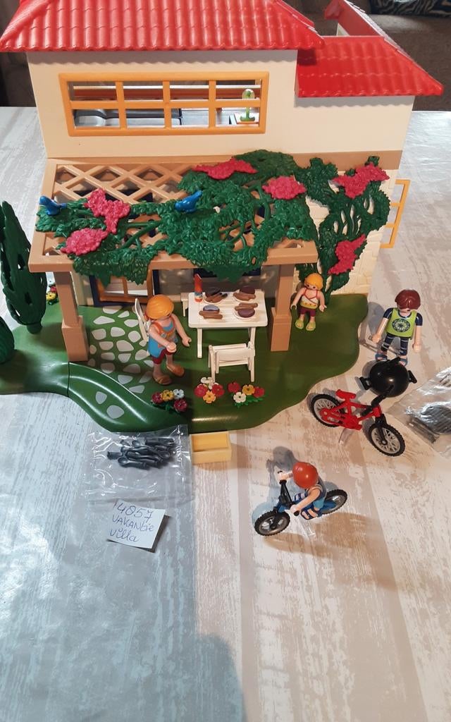 4857 vakantie villa, Kinderen en Baby's, Speelgoed | Playmobil, Ophalen of Verzenden, Zo goed als nieuw, Complete set