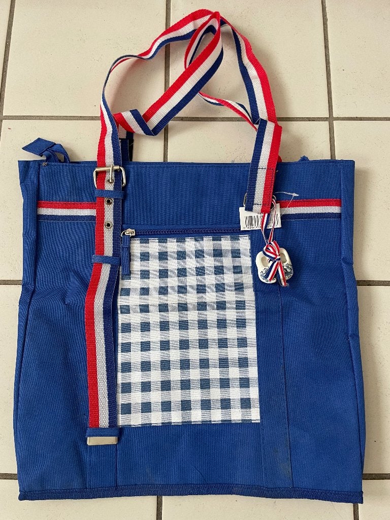 Nieuwe Boodschappen tas Boer zoekt tas, 40 tot 60 cm, 30 cm of meer, Blauw, Nieuw