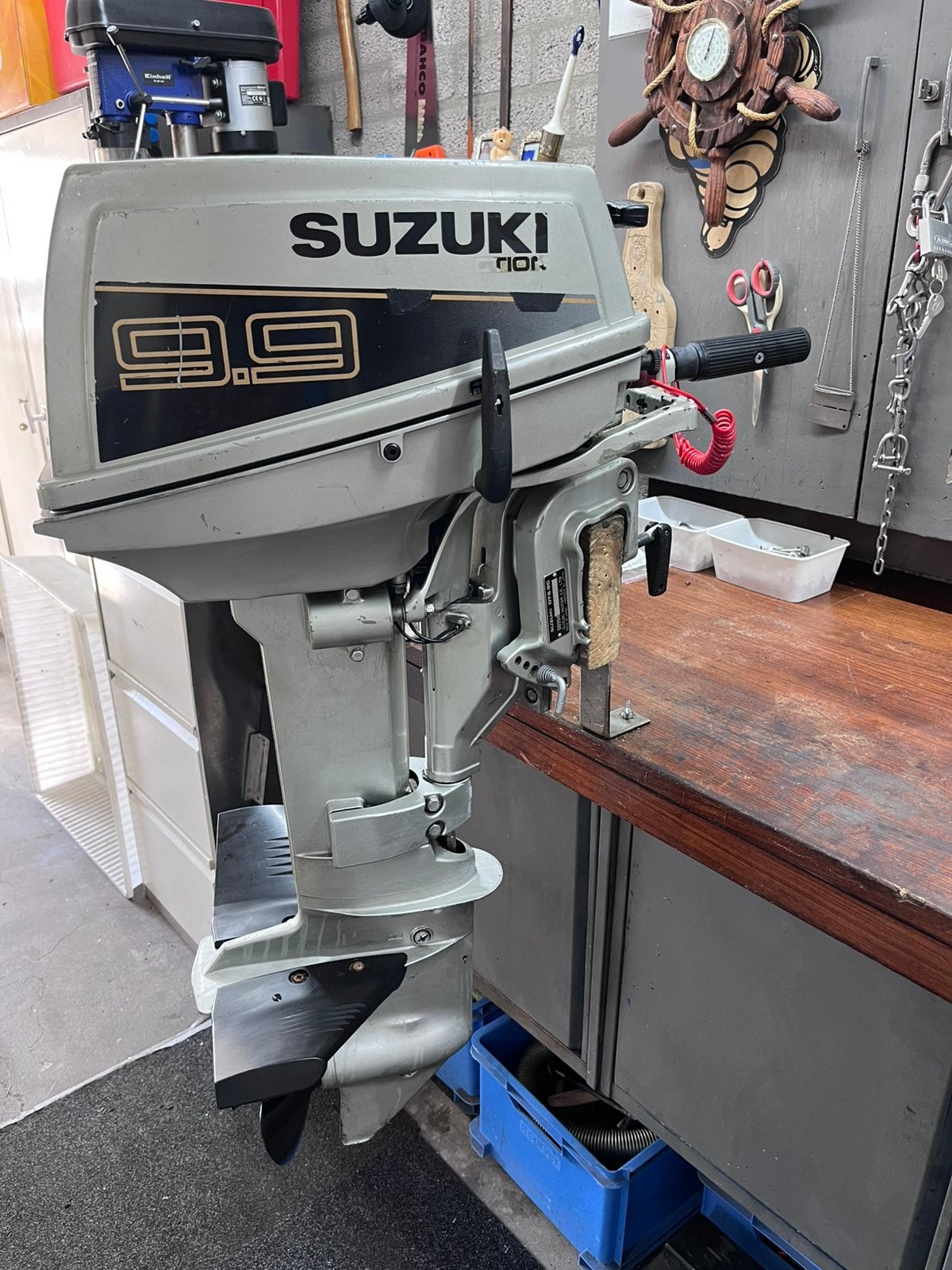 Suzuki 9.9 pk 2-takt kortstaart., Watersport en Boten, Ophalen, Gebruikt, Benzine, 5 tot 10 pk