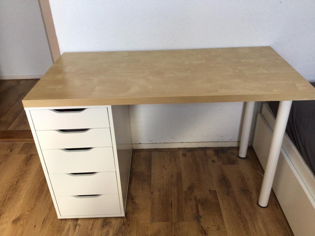 Ikea bureau met 5 lades, Ophalen, Gebruikt