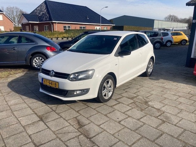 VOLKSWAGEN Polo 1.2 TSI 90PK 3DRS Comfortline 2012, Auto's, Euro 5, 4 cilinders, Leder en Stof, Wit