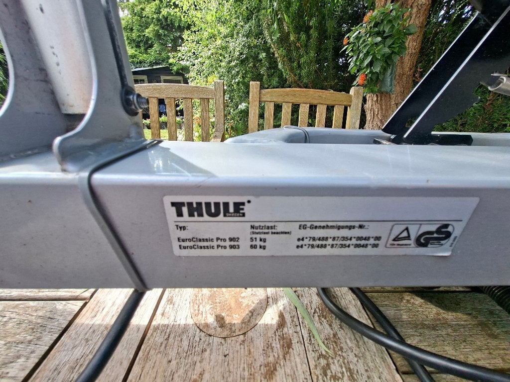fietsendrager thule/volvo, Ophalen, Gebruikt, Elektrische fiets, 2 fietsen