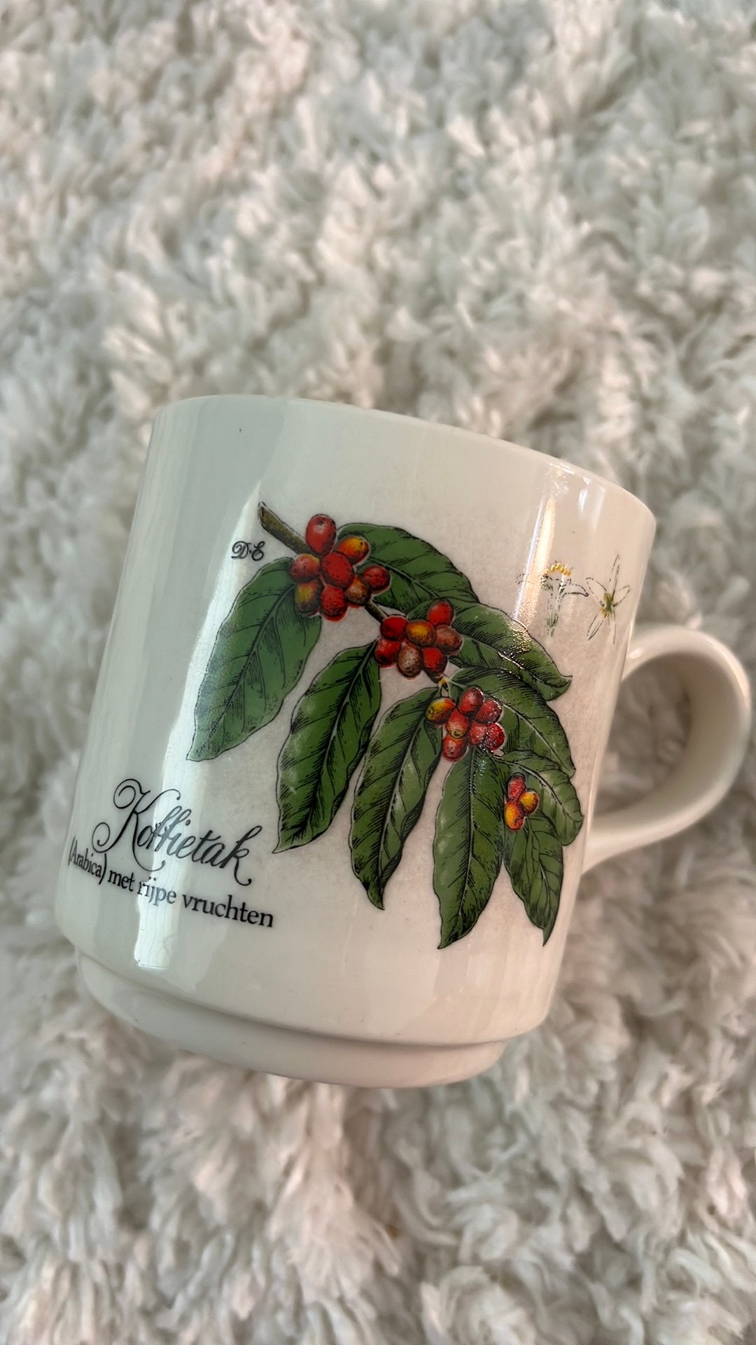 Vintage Villeroy & Boch mok Koffietak met rijpe vruchten, Huis en Inrichting, Keuken | Servies, Ophalen of Verzenden, Zo goed als nieuw