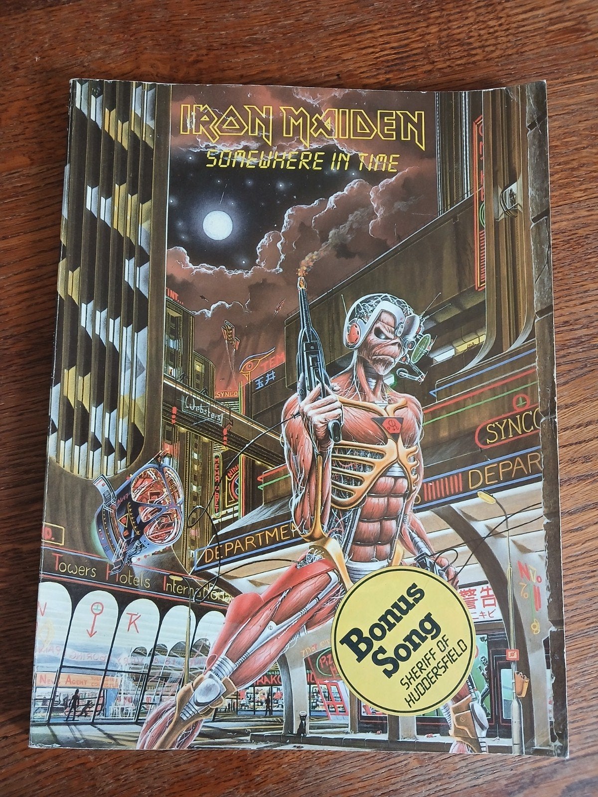 Iron Maiden - Somewhere in Time - Gitaar Tablatuur Boek, Ophalen, Gelezen, Artiest, Iron Maiden