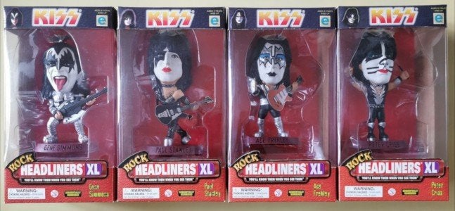 KISS Rock Headliners XL Figuren Set - Gene, Paul, Ace, Peter, Ophalen of Verzenden, Nieuw
