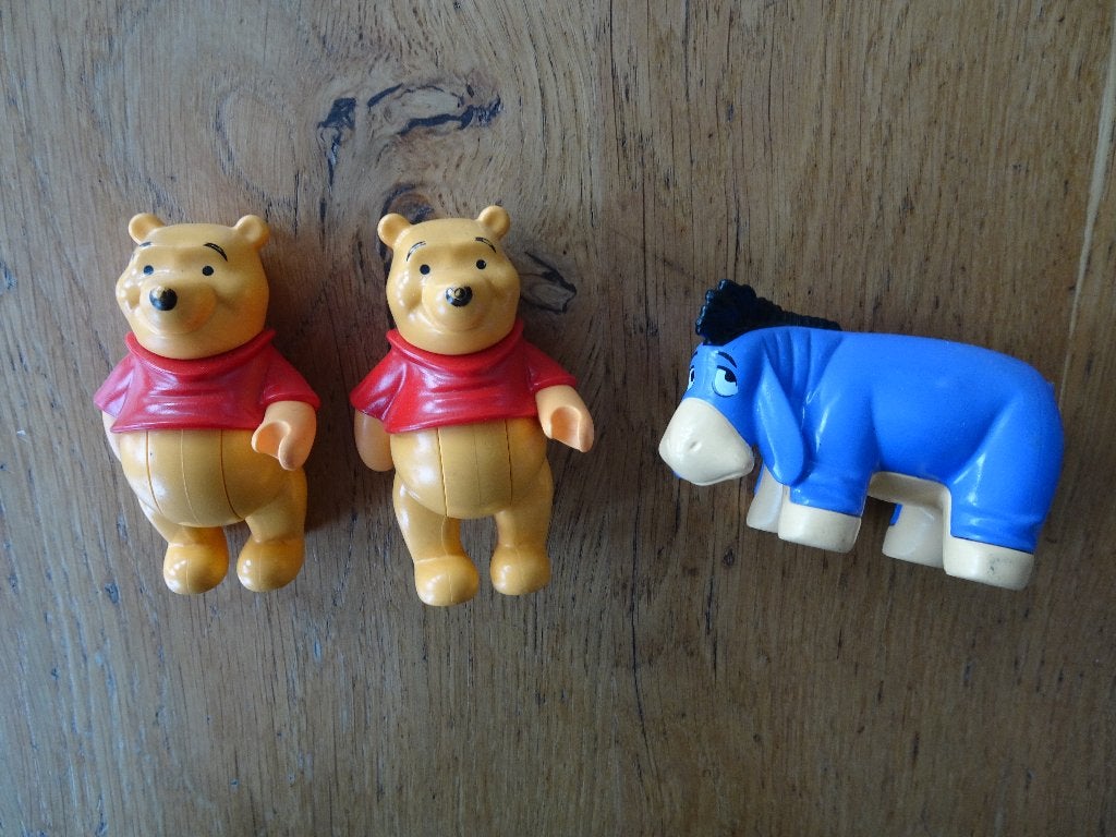 duplo winnie de poeh en igor per stuk 2,50/3 voor 6,=, Kinderen en Baby's, Speelgoed | Duplo en Lego, Ophalen of Verzenden, Zo goed als nieuw