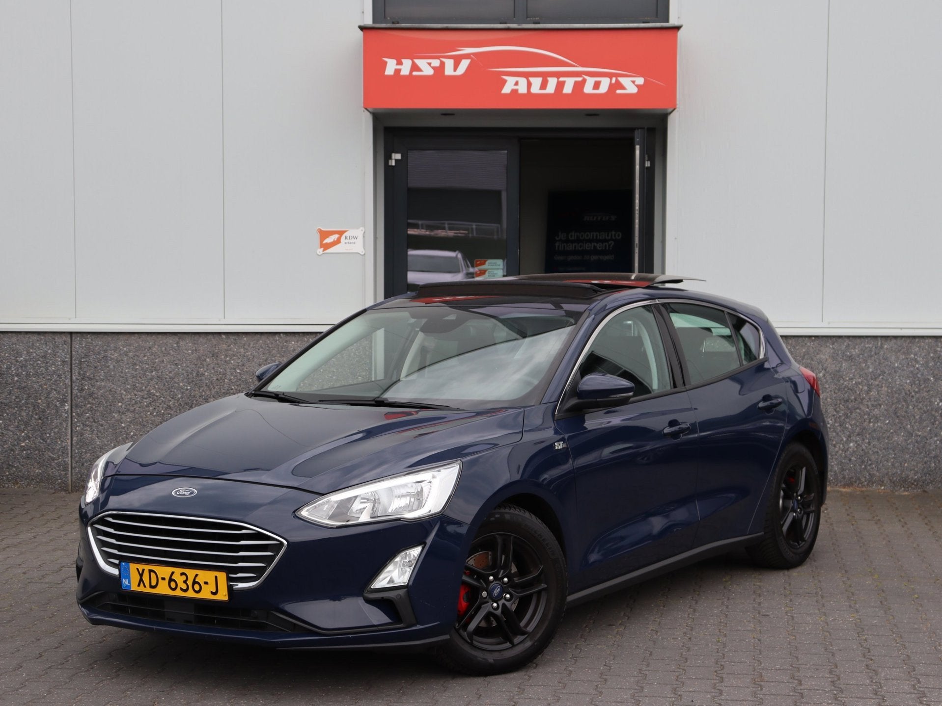 Ford Focus 1.0 EcoBoost Trend Edition Business, Auto's, Ford, 101 pk, Gebruikt, Euro 6, Blauw