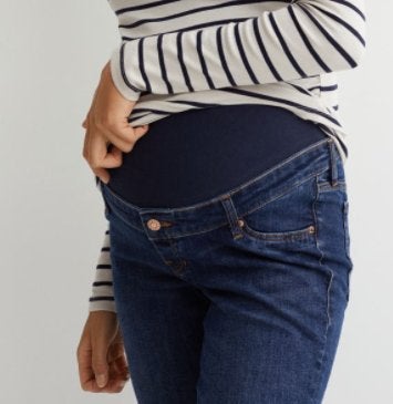 H&M Mama skinny positie spijkerbroek maat 38, Maat 38/40 (M), Blauw, Ophalen of Verzenden, H&M Mama