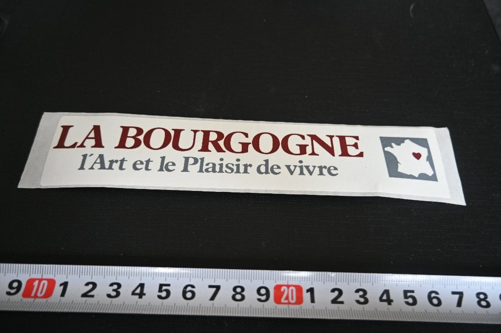 sticker Frankrijk LA BOURGOGNE L'Art et le Plaisir de vivre, Ophalen of Verzenden, Zo goed als nieuw