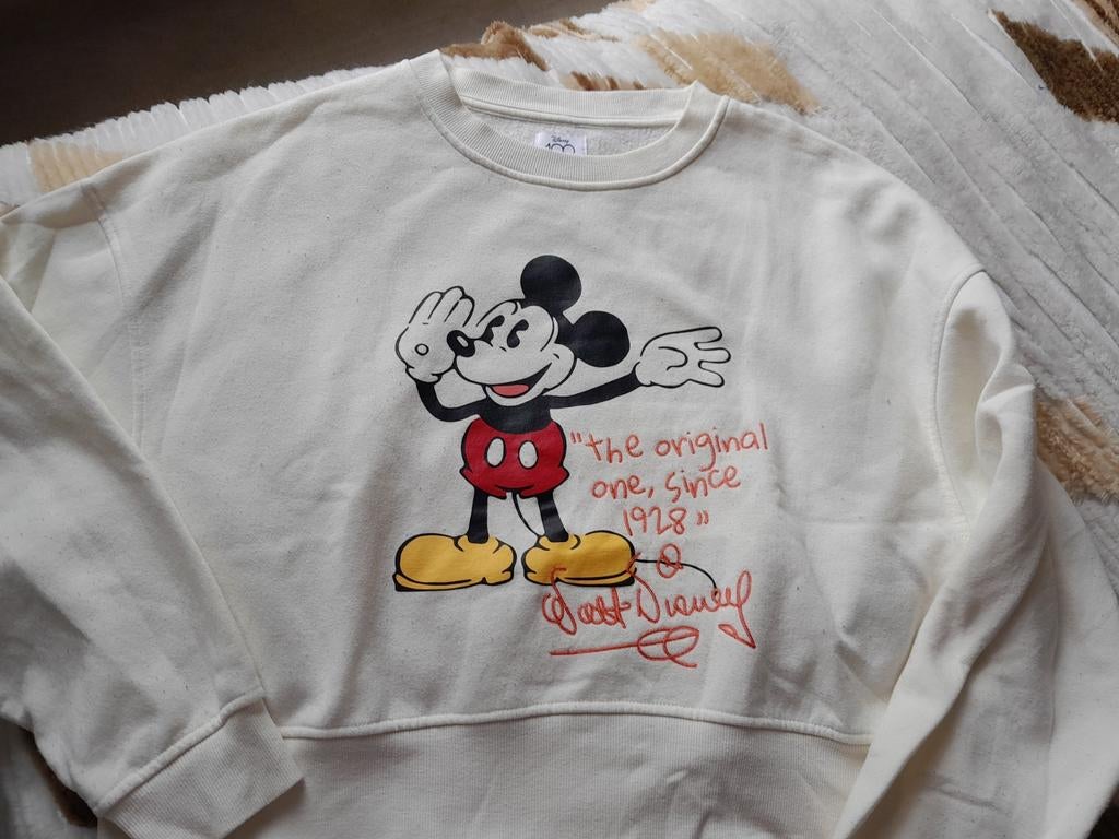 Primark Mickey mouse sweater maat M, Maat 38/40 (M), Primark, Beige, Ophalen of Verzenden