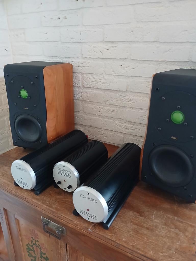 Audio set,Musical Fidelity A-50 Chario constellation lynx, Ophalen of Verzenden, Zo goed als nieuw