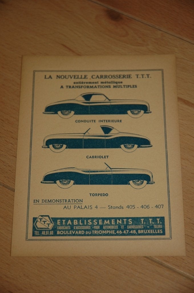 Citroën Traction Avant 15 CV - T.T.T. Torpedo, Citroën - Etablissements T.T.T., Ophalen of Verzenden, Zo goed als nieuw, Citroën