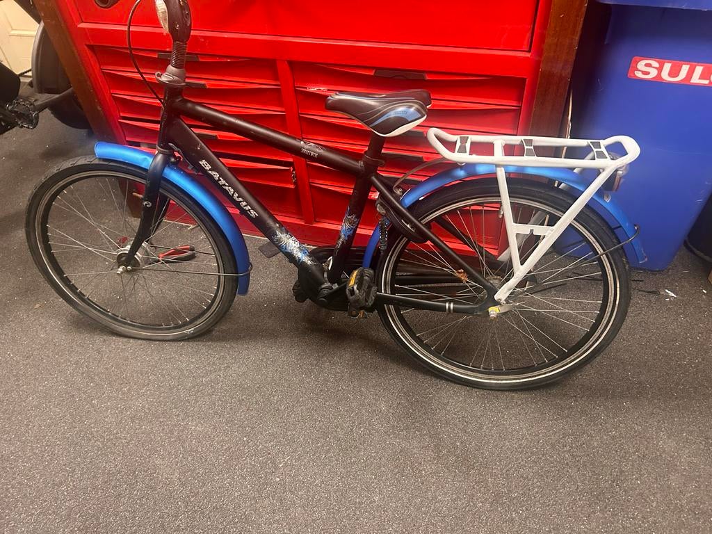 Batavus fiets gebruikt, Fietsen en Brommers, Fietsen | Dames | Damesfietsen, Ophalen, Gebruikt, Velgrem, 47 tot 50 cm