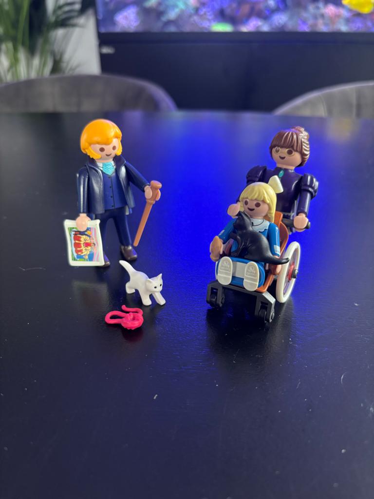 Playmobil heidi klara met vader en juf rottenmeier 70258, Ophalen