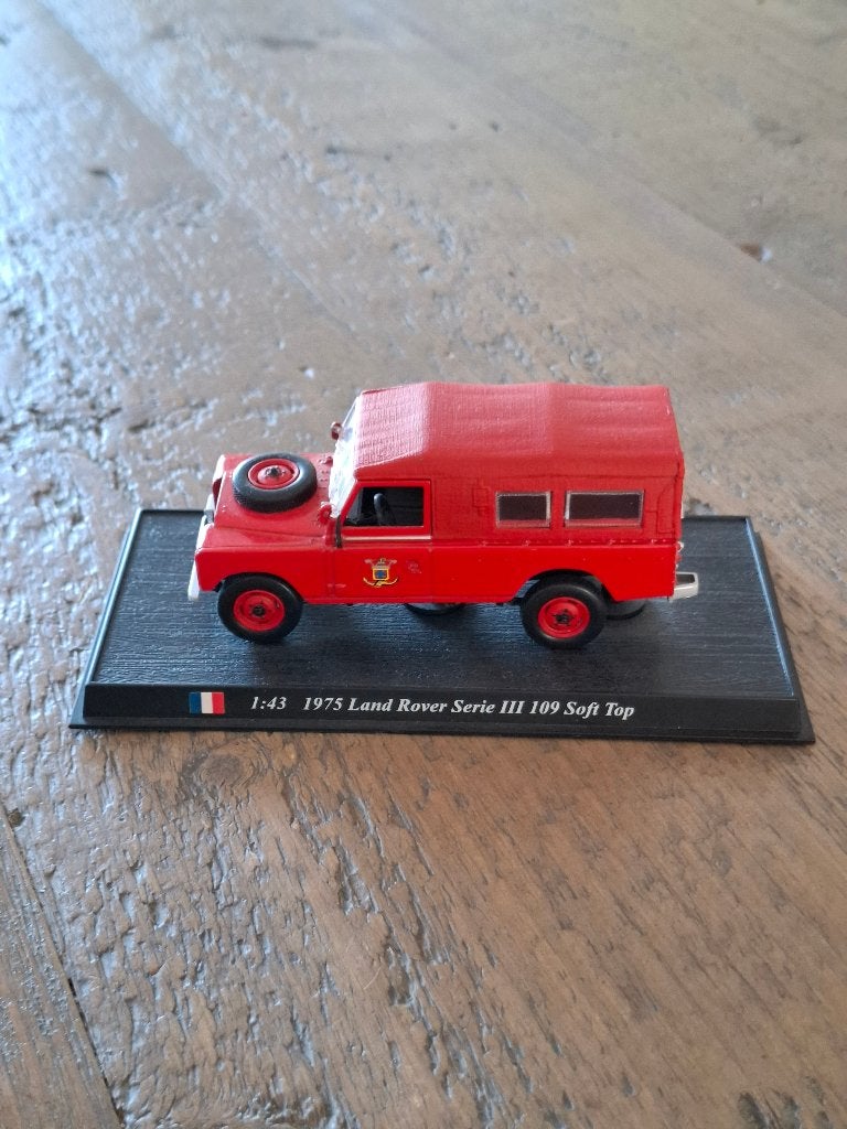 Land Rover Serie III 109 Brandweer - 1975 - 1:43, Ophalen of Verzenden, Zo goed als nieuw, Auto, Overige merken