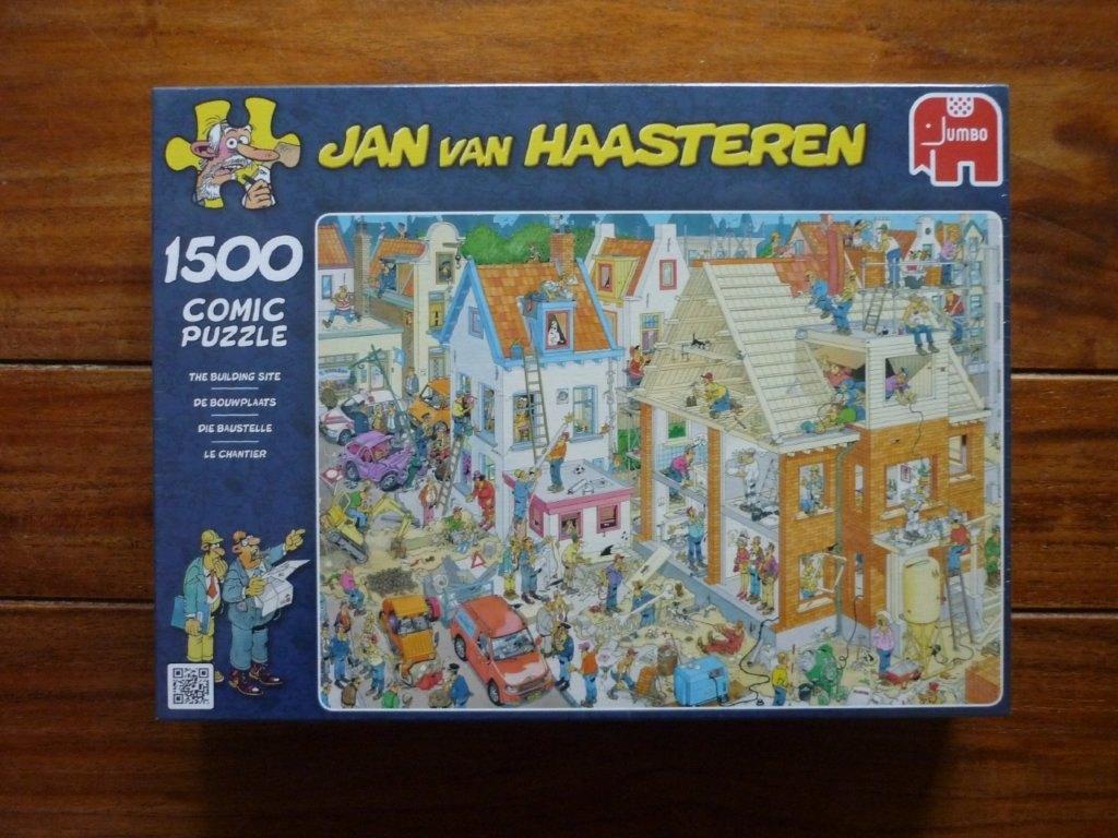 Jan van Haasteren puzzel - de Bouwplaats 1500 st. NIEUW!, Ophalen of Verzenden, 500 t/m 1500 stukjes, Nieuw, Legpuzzel