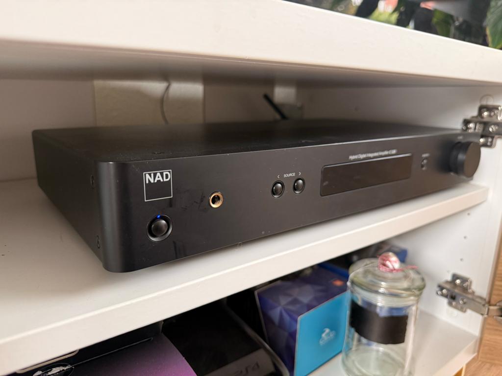 NAD C 328 Stereo Versterker met Bluetooth, Gebruikt, 60 tot 120 watt, Stereo, Ophalen