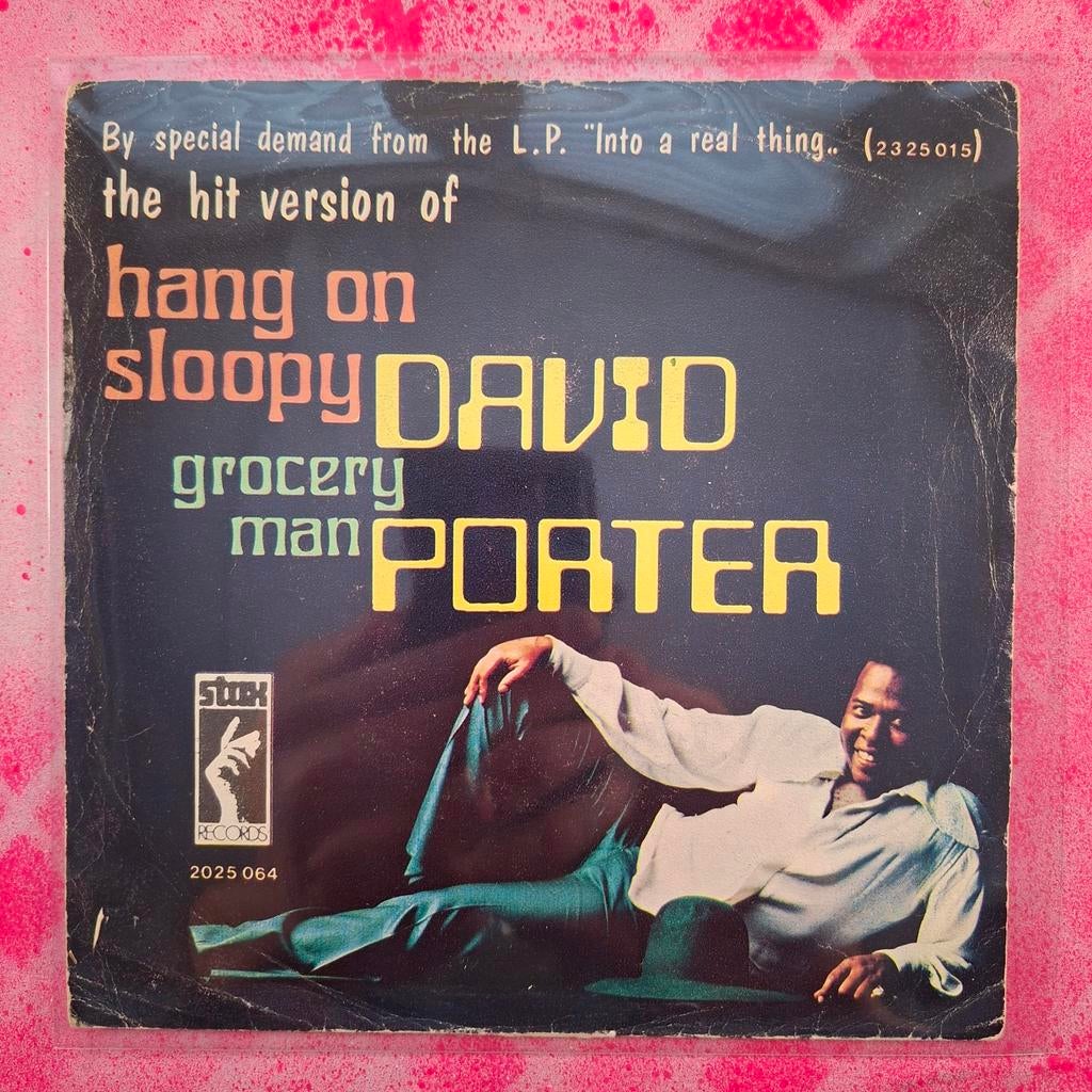 David Porter Hang on Sloopy single.    Stax           Star45, Gebruikt, 7 inch, Single, Ophalen of Verzenden