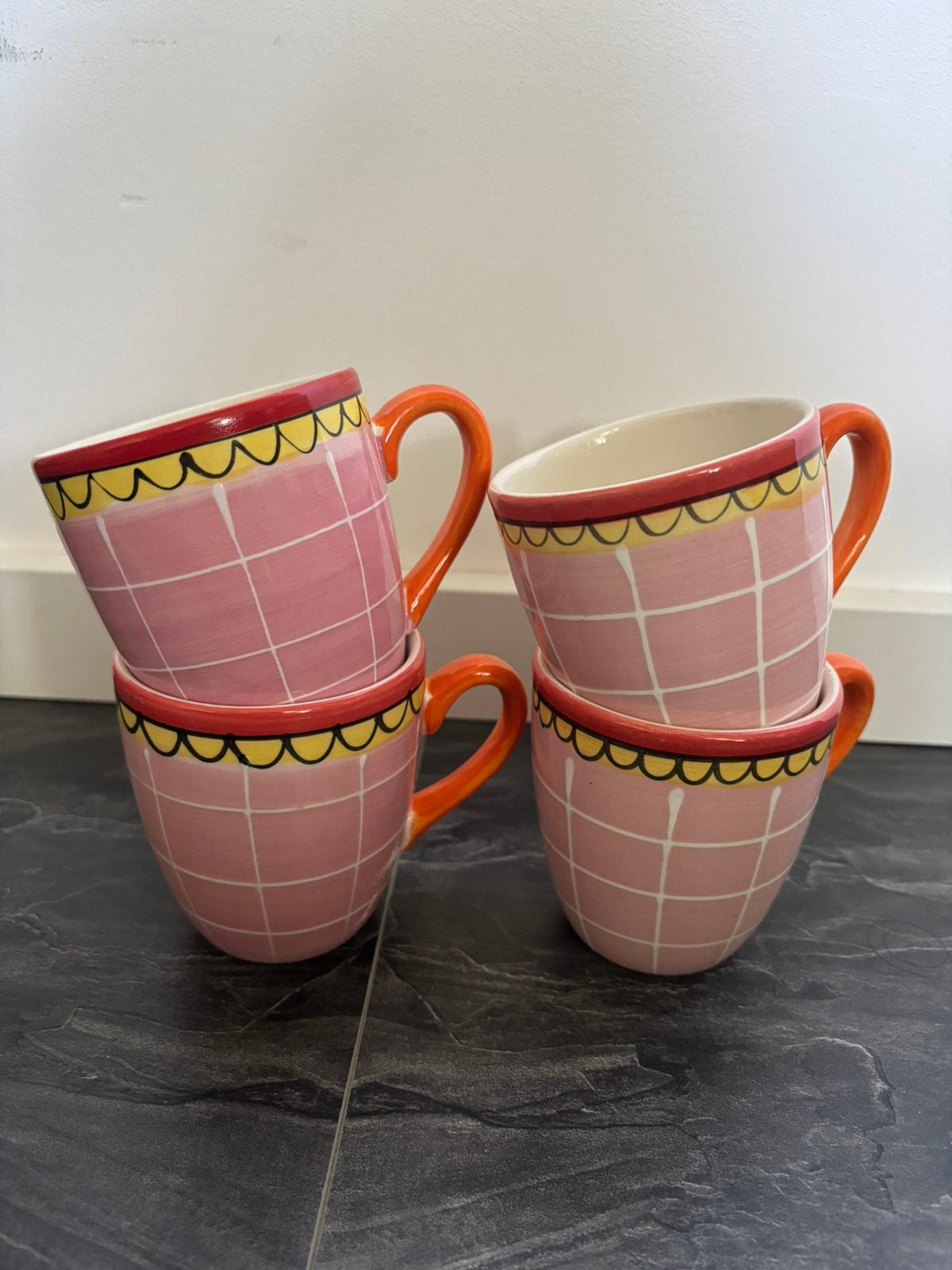 Kleine kopjes BLOND, Ophalen of Verzenden, Zo goed als nieuw, Aardewerk, Kop(pen) en/of Schotel(s)
