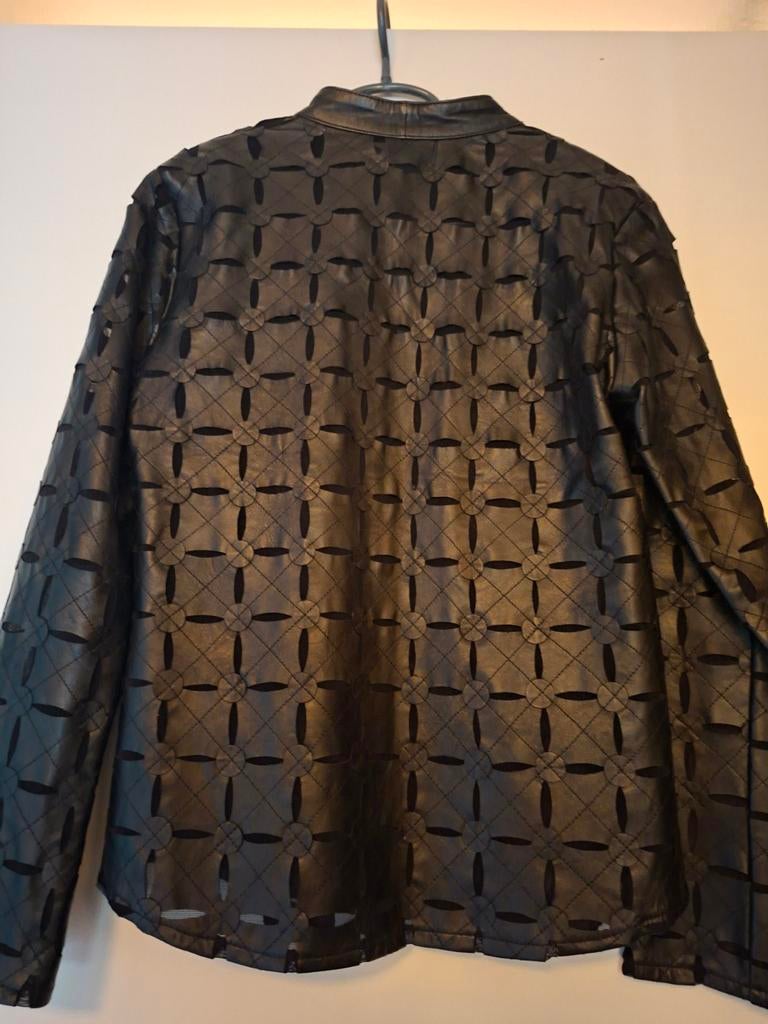 Prachtig zwart nappa leer jasje maat 38, Kleding | Dames, Ophalen, Nieuw, Maat 38/40 (M), Zwart