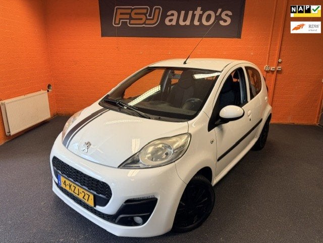 Peugeot 107 1.0 12V / 5 DEURS / SPORT-EDITION / LED / AIRCO!, Voorwielaandrijving, Euro 5, Stof, Gebruikt