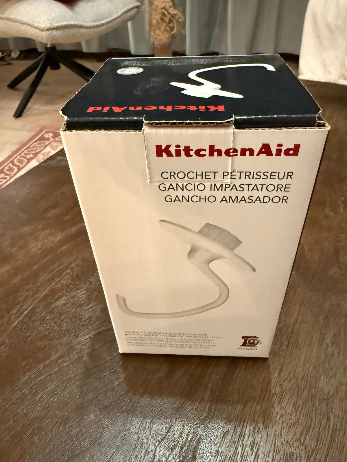 Gloednieuwe KitchenAid Deeghaak 5K452DH (4.3L & 4.8L), Ophalen of Verzenden, Nieuw