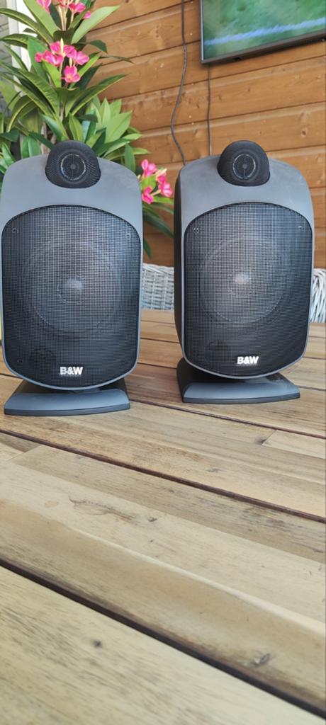 Bowers en Wilkins LM 1 speakers, Ophalen of Verzenden, Zo goed als nieuw, Bowers & Wilkins (B&W), 120 watt of meer