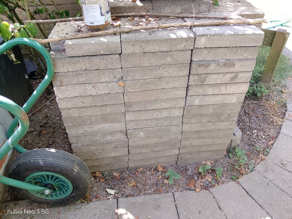 Stoeptegels, Tuin en Terras, Ophalen, Gebruikt, Overige typen, 10 m² of meer