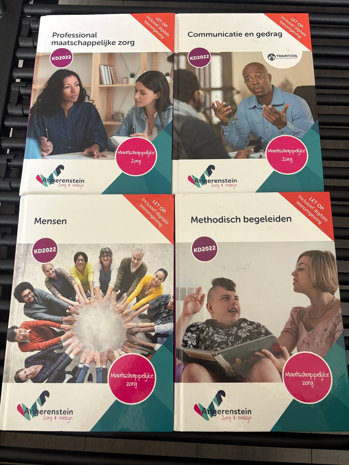 4x Boeken Maatschappelijke Zorg KD2022 Angerstein