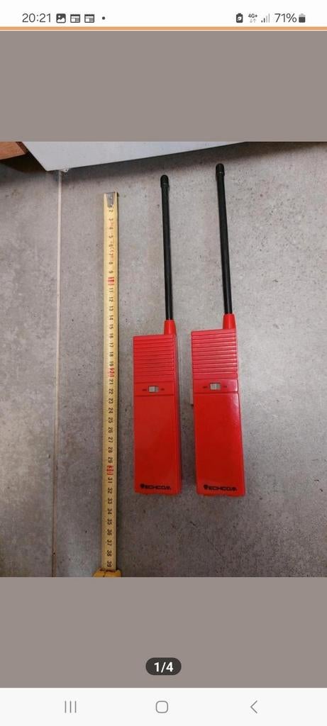 Vintage retro walkie  talkie   1960 1970 ?, Ophalen of Verzenden, Audio en Video