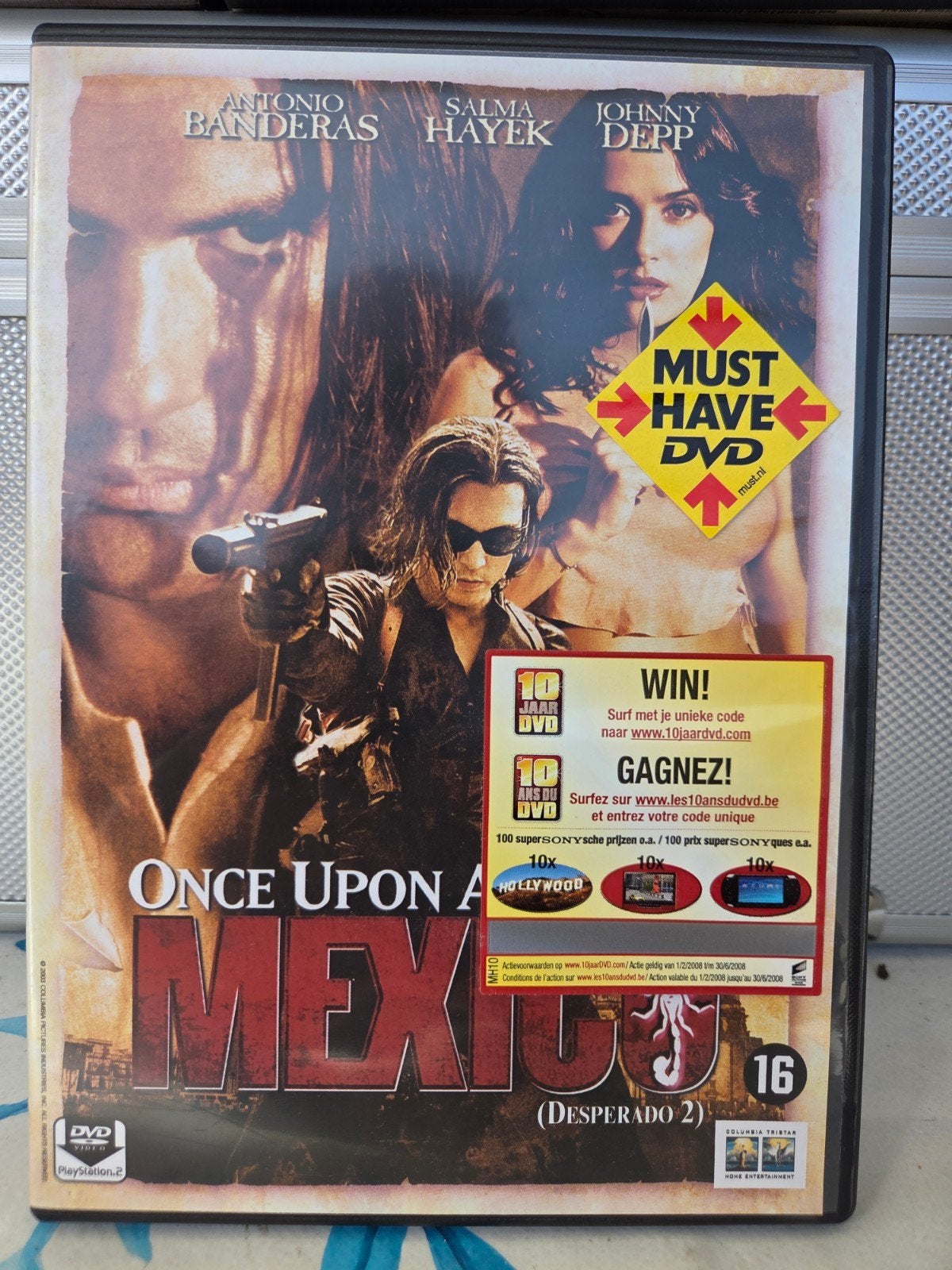 Once Upon a Time in Mexico (Desperado 2) DVD, Vanaf 16 jaar, Nederlands, Actiethriller, Ophalen of Verzenden
