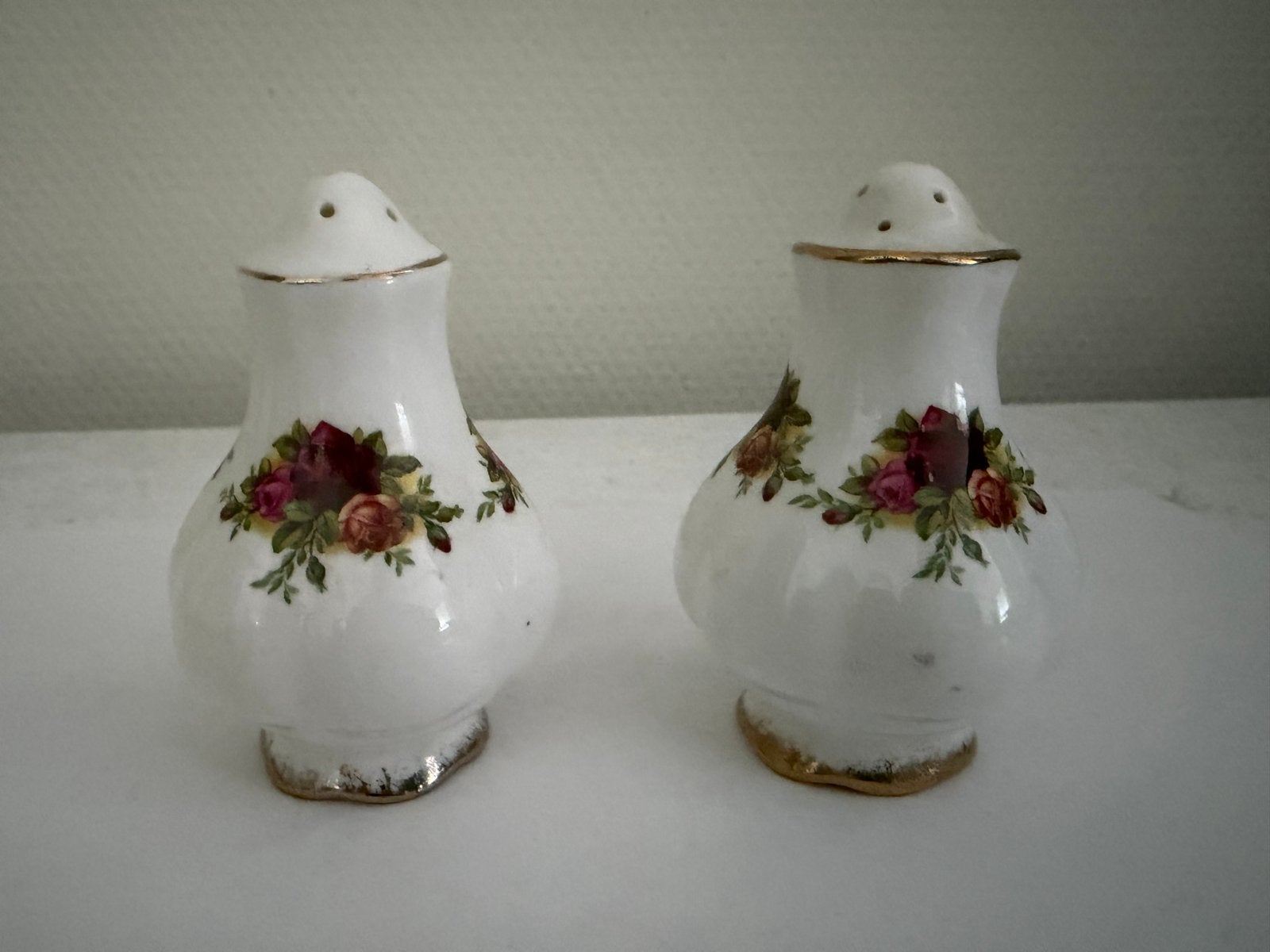 Royal Albert 'Old Country Roses' peper- en zoutstel, Ophalen of Verzenden