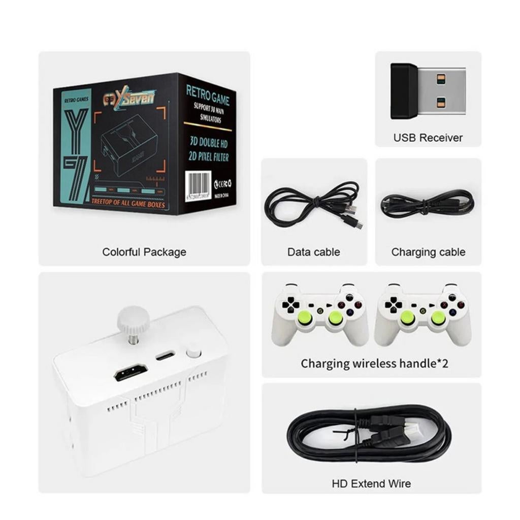 🎮 Retro Game Console 10.000 Games HDMI + 2 Controllers, Ophalen of Verzenden, Overige merken, Nieuw