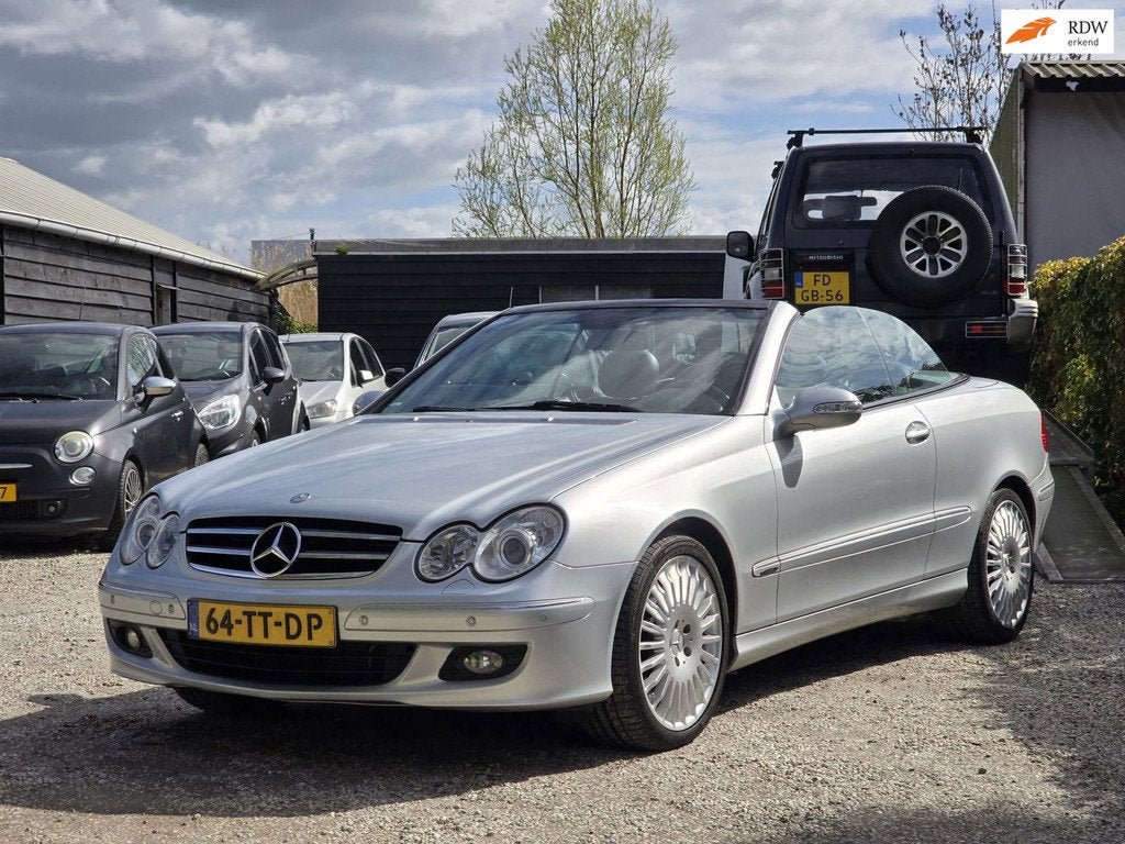 Mercedes-Benz CLK-klasse Cabrio 280 Avantgarde Facelift/Leer, Automaat, Achterwielaandrijving, Gebruikt, Zwart
