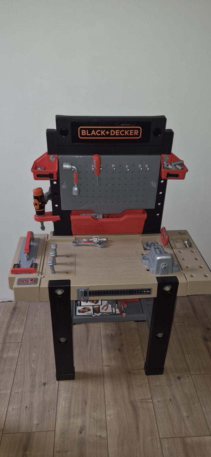 Smoby Black+Decker Werkbank voor kinderen, Ophalen, Gebruikt, Knutselen