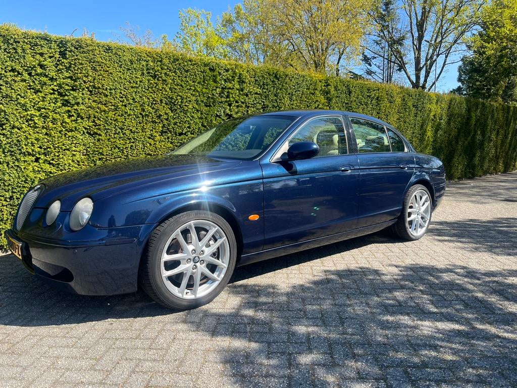 Jaguar S-Type 4.2 V8 R S/C, Auto's, 1850 kg, Blauw, 1725 kg, Bedrijf