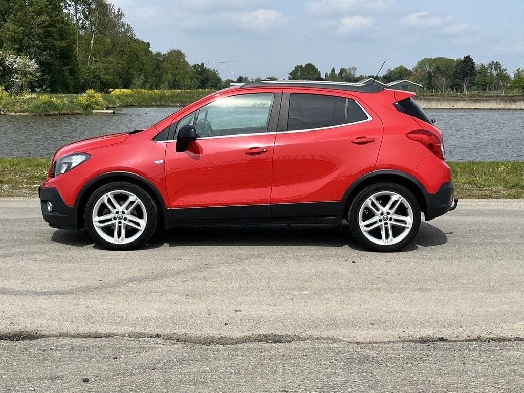 Opel Mokka 1.4 T Innovation Clima, trekhaak, pdc, stoel-stuu, Auto's, Opel, Voorwielaandrijving, Stof, Gebruikt, 4 cilinders